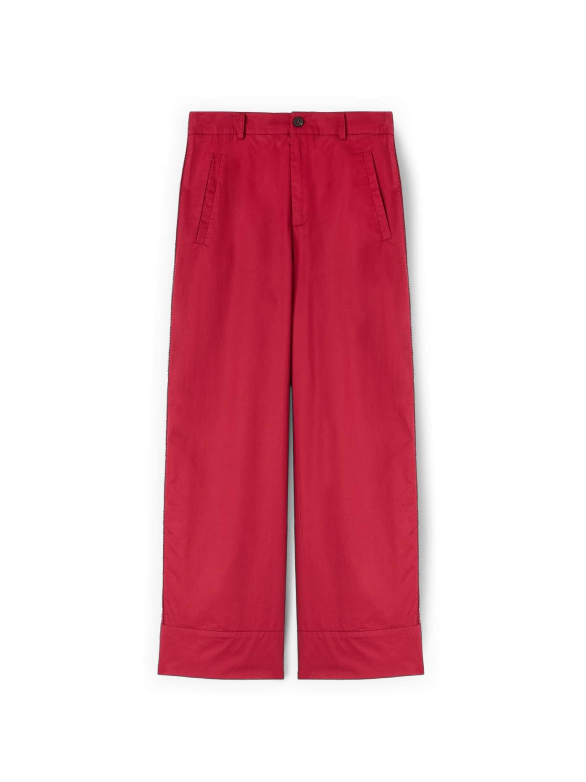 MOTIVI Pantalon en 34/Regular en rouge, Vue avec produit