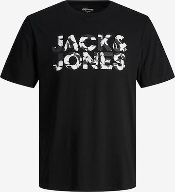 Maglietta 'JEFF' di JACK & JONES in nero: frontale