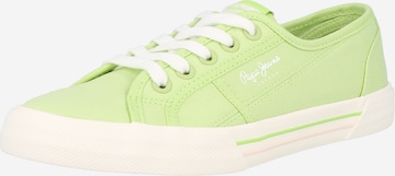 Pepe Jeans Sneakers laag 'Brady' in Groen: voorkant