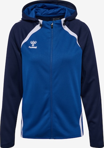 Hummel Sports sweat jacket 'LEAD 2.0' in Blue: front