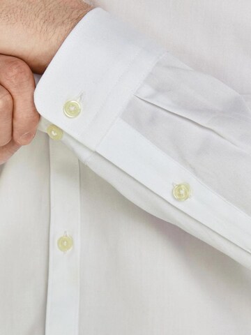 JACK & JONES Slim fit Button Up Shirt '12201905' in White