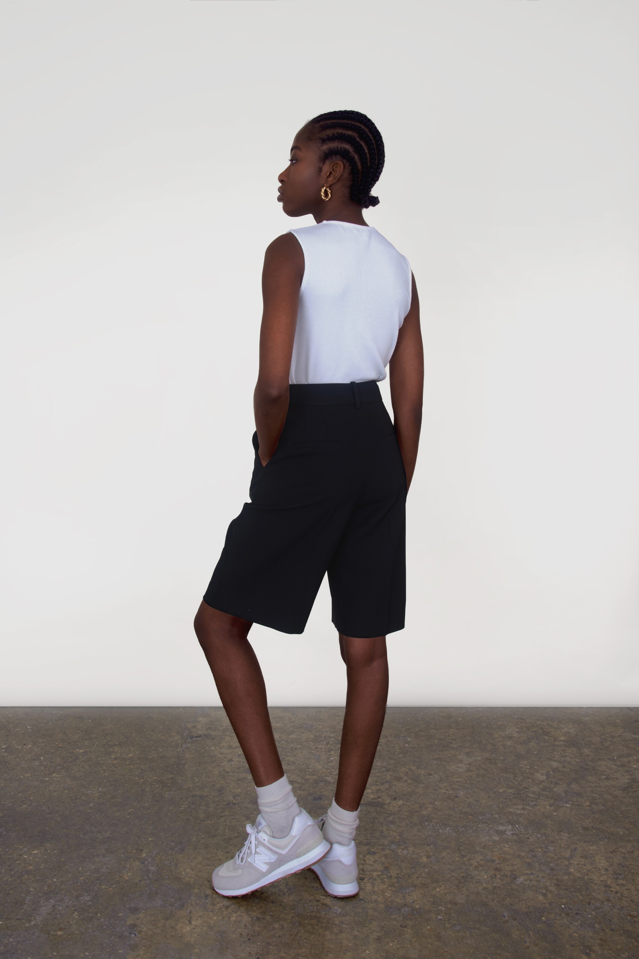 Frauen Große Größen Aligne Shorts 'Fedot' in Schwarz - DW36035 Frauen Große Größen Aligne Shorts 'Fedot' in Schwarz - DW36035