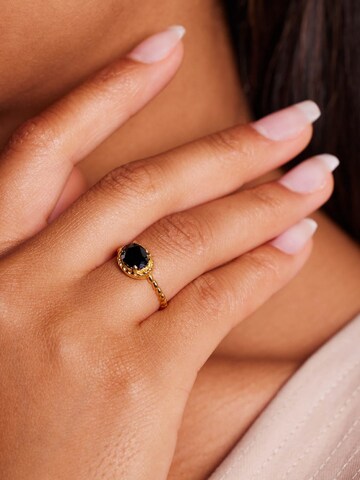 Lucardi Ring in Gold: front
