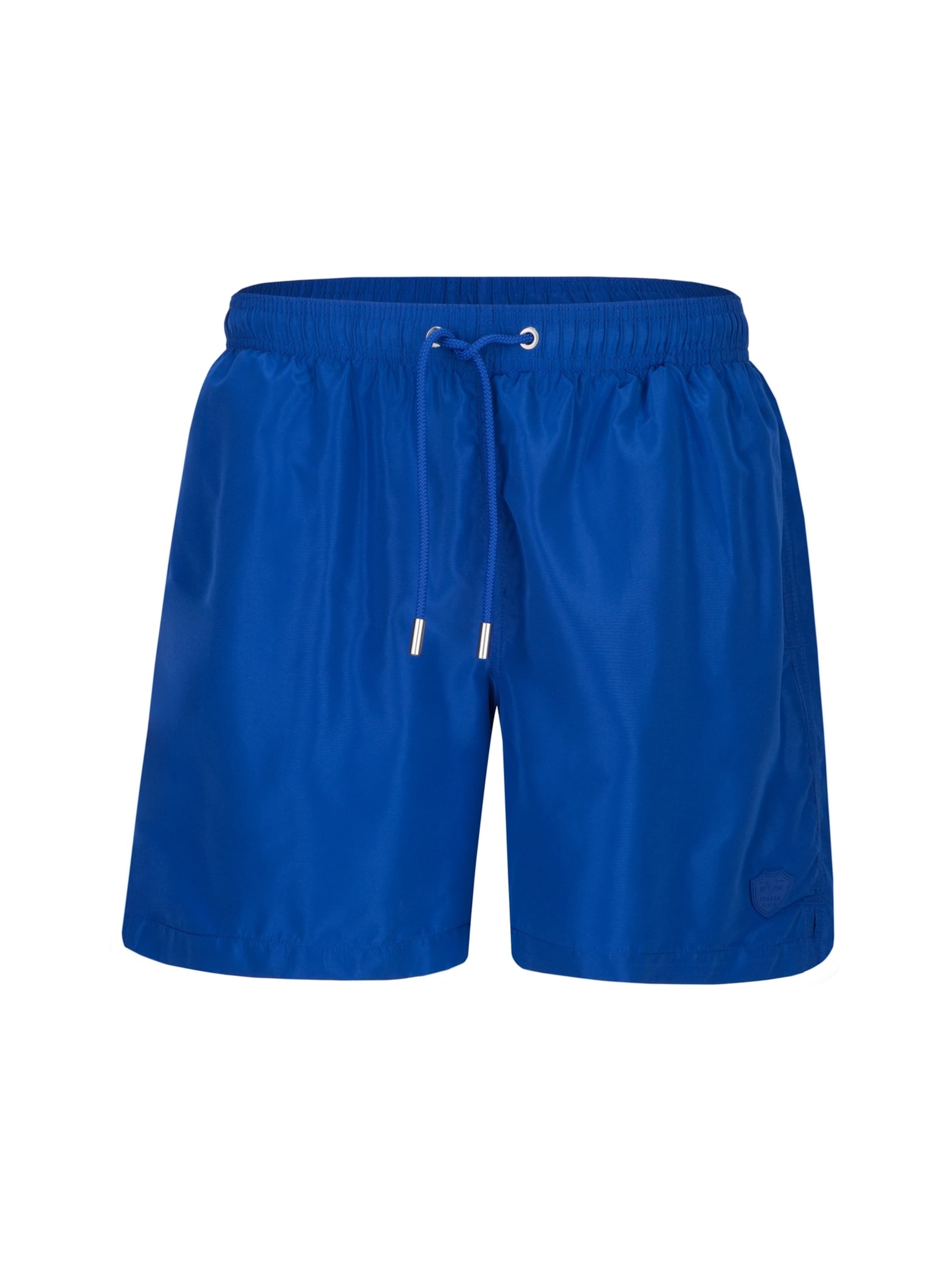 19V69 ITALIA Zwemshorts 'Siro Basic' in Blauw: voorkant