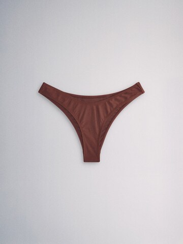 The Set Bikini hlačke | rjava barva