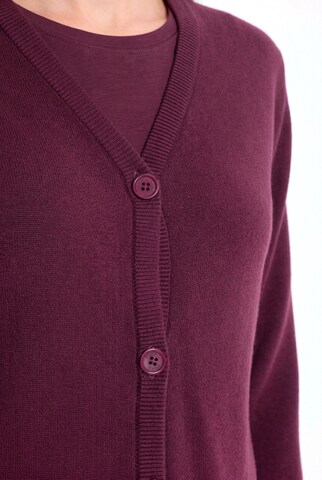 Ulla Popken Strickjacke in Rot