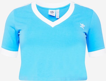 T-shirt ADIDAS ORIGINALS en bleu : devant