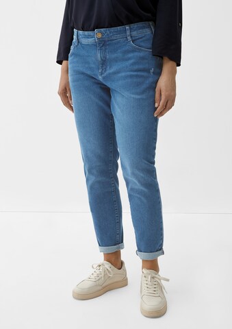 Skinny Jean TRIANGLE en bleu : devant