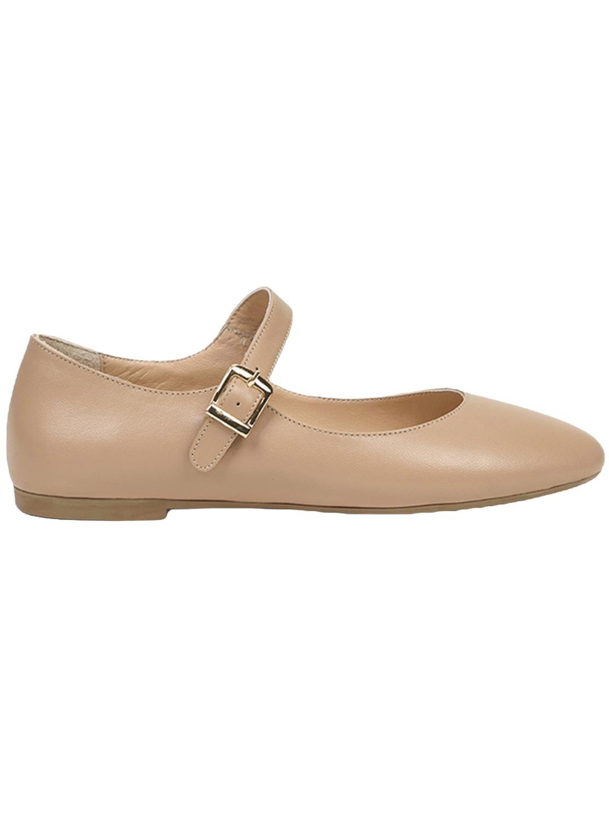 Desa Ballet Flats in Beige: front