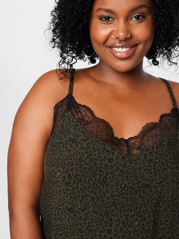 ABOUT YOU Curvy Top 'Aileen' in Green