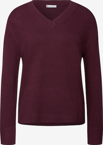 STREET ONE Pullover in Rot: Vorderseite