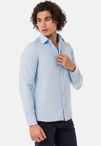 Redbridge Regular fit Business Shirt 'Milo' in Blue: front