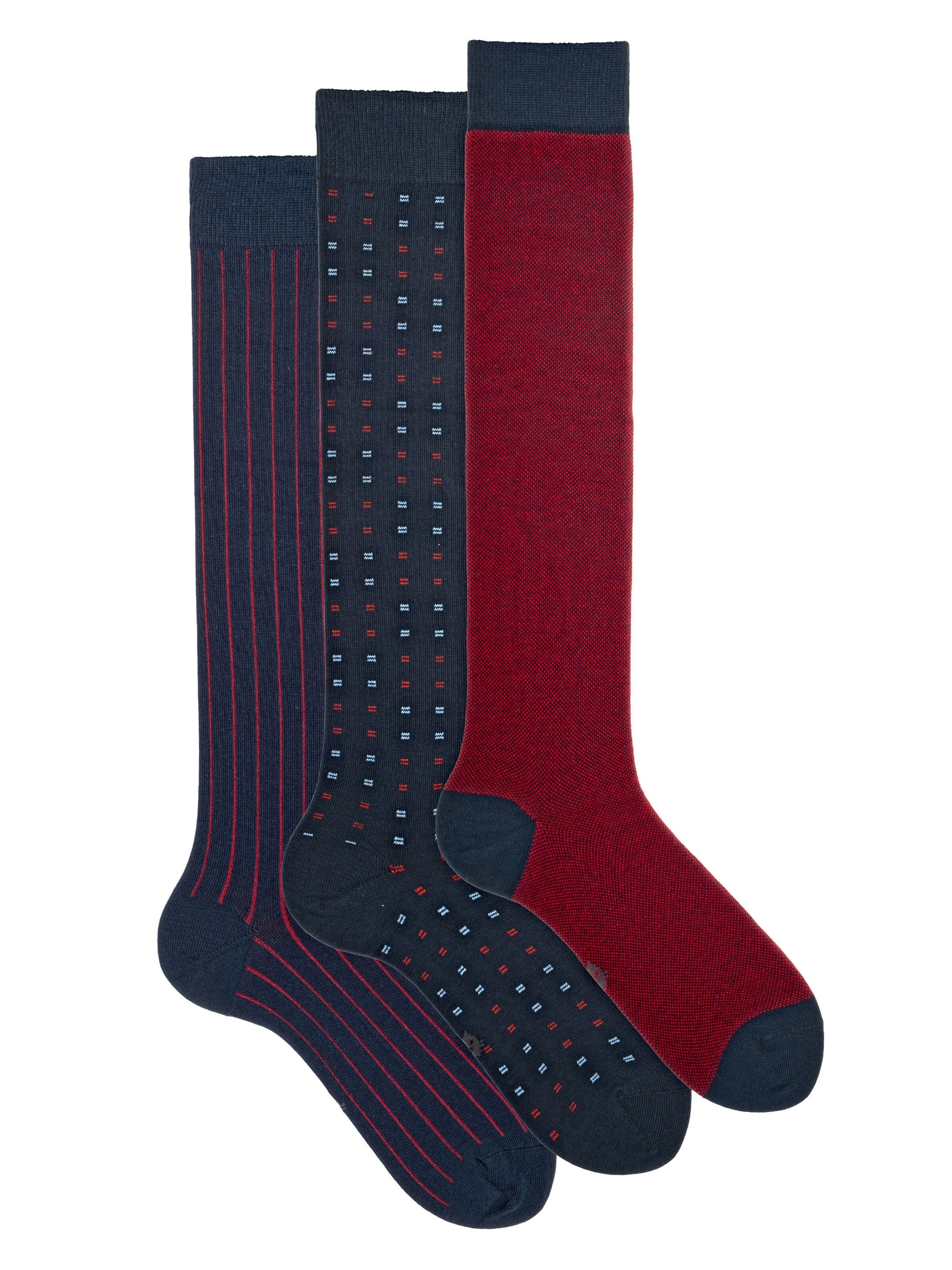 Gambaletto '3 Pack Calze Lunghe Fantasia - Confezione Regalo - Ciocca' di Ciocca in colori misti: frontale