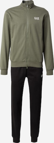 EA7 Emporio Armani Sweat suit in Green: front