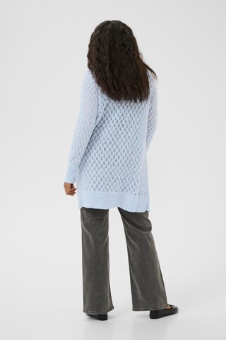 Cardigan 'Loura' KAFFE CURVE en bleu