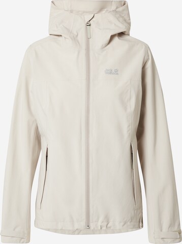 JACK WOLFSKIN Outdoorjacke 'Shell' in Grau: predná strana