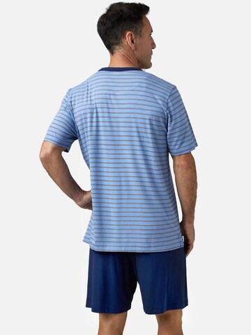 zd ZERO DEFECTS Pyjama kort 'Koryfi' in Blauw