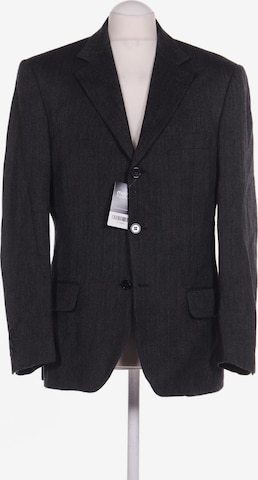 HECHTER PARIS Suit Jacket in M in Grey: front