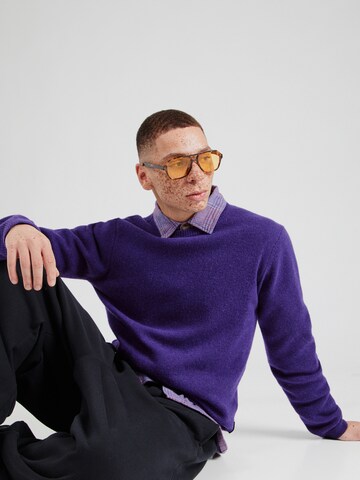 Casual Friday Pulover 'Karl' | vijolična barva: sprednja stran