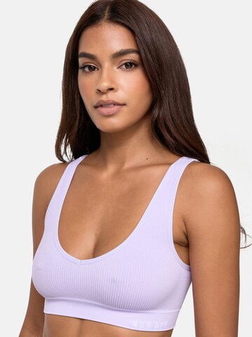 Nur Die Bralette Bra 'Retro' in Purple