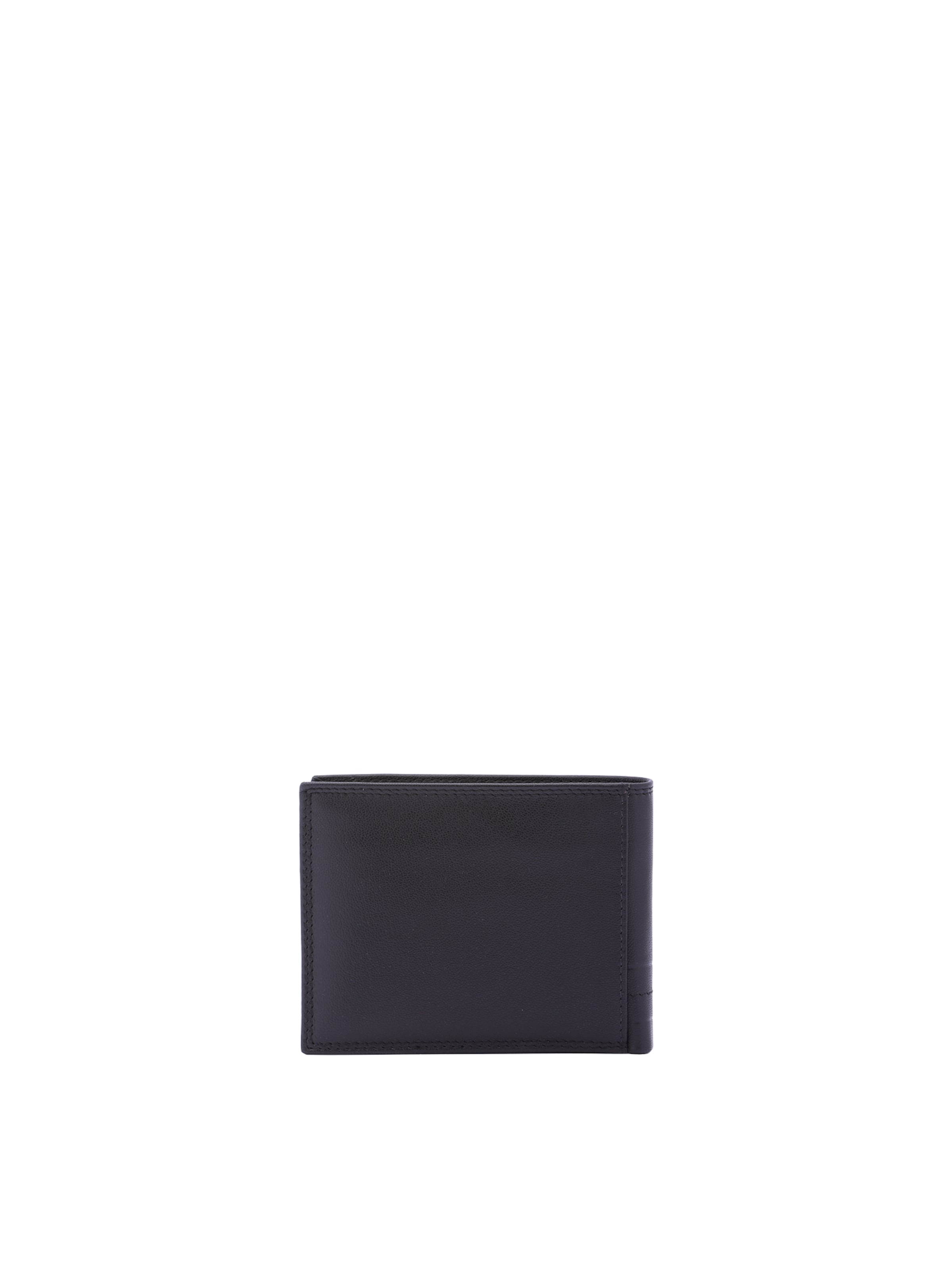 Portamonete 'Portafoglio Uomo Vera Pelle Sergio Tacchini Compatto 10x12,5 cm' di Sergio Tacchini in nero