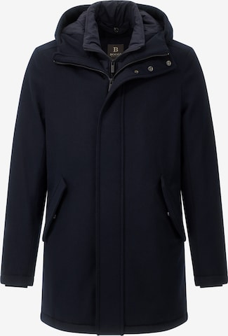 Boggi Milano Übergangsparka in Blau: Vorderseite