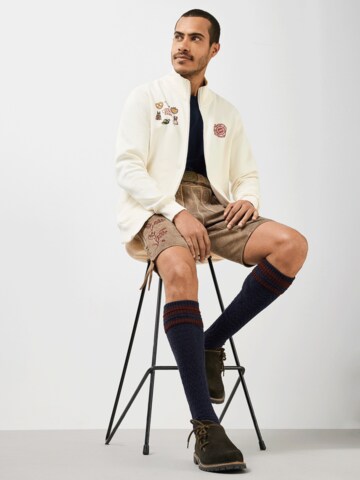 FC BAYERN MÜNCHEN FC Bayern München Zip-Jacke in Weiß