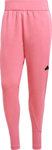 ADIDAS SPORTSWEAR Tapered Workout Pants 'Z.N.E. Premium' in Pink