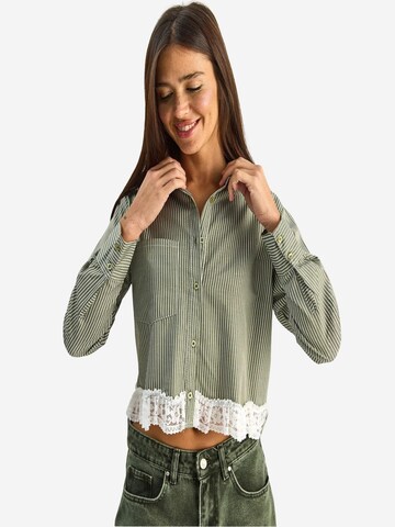 Camicia da donna di Bianco Lucci in verde