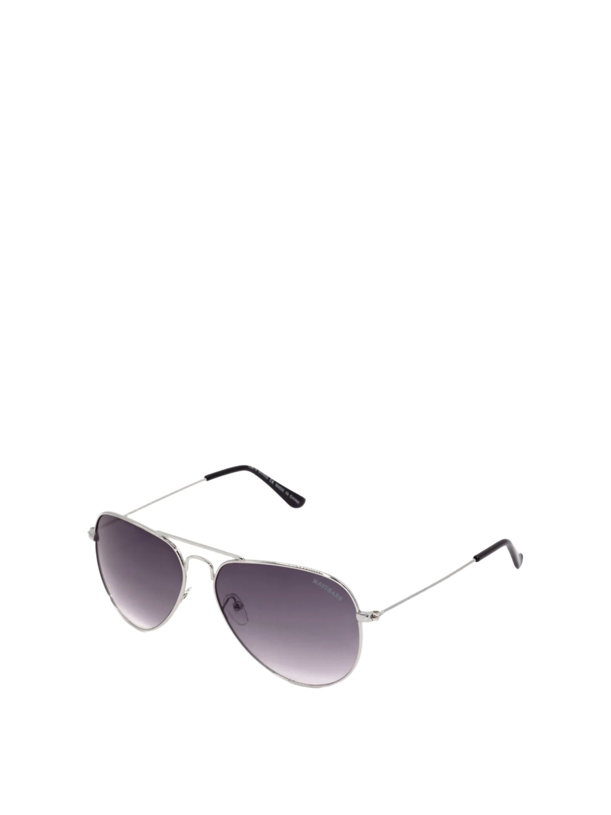 Occhiali da sole 'Occhiali da Sole Navigare Aviator Calibro 58 - Protezione UV Cat.3' di Navigare in grigio: frontale
