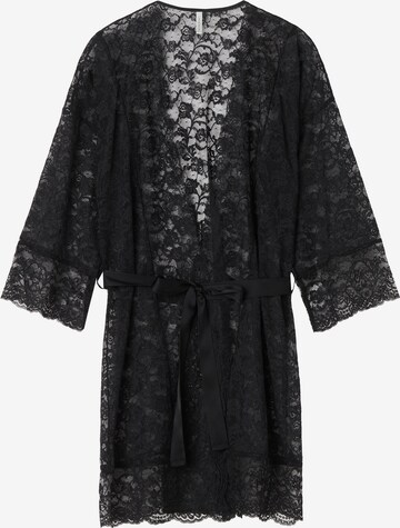 INTIMISSIMI Nightgown 'LACE NEVER GETS OLD' in Black: front