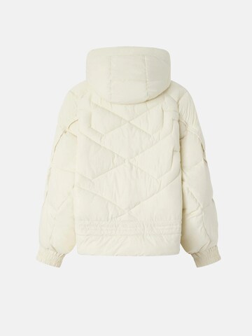 PINKO Winter jacket 'PINKO DICENTRA IMBOTTITOTELOA TECNICA CREPE GIUBBINO' in White