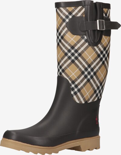 Living Kitzbühel Rubber Boots in Beige / Brown / White, Item view