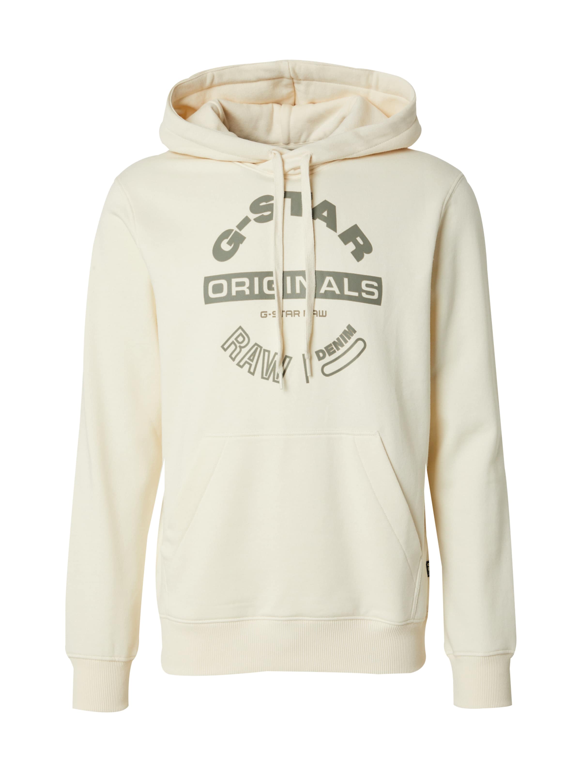 G-STAR Sweatshirt in Beige: front