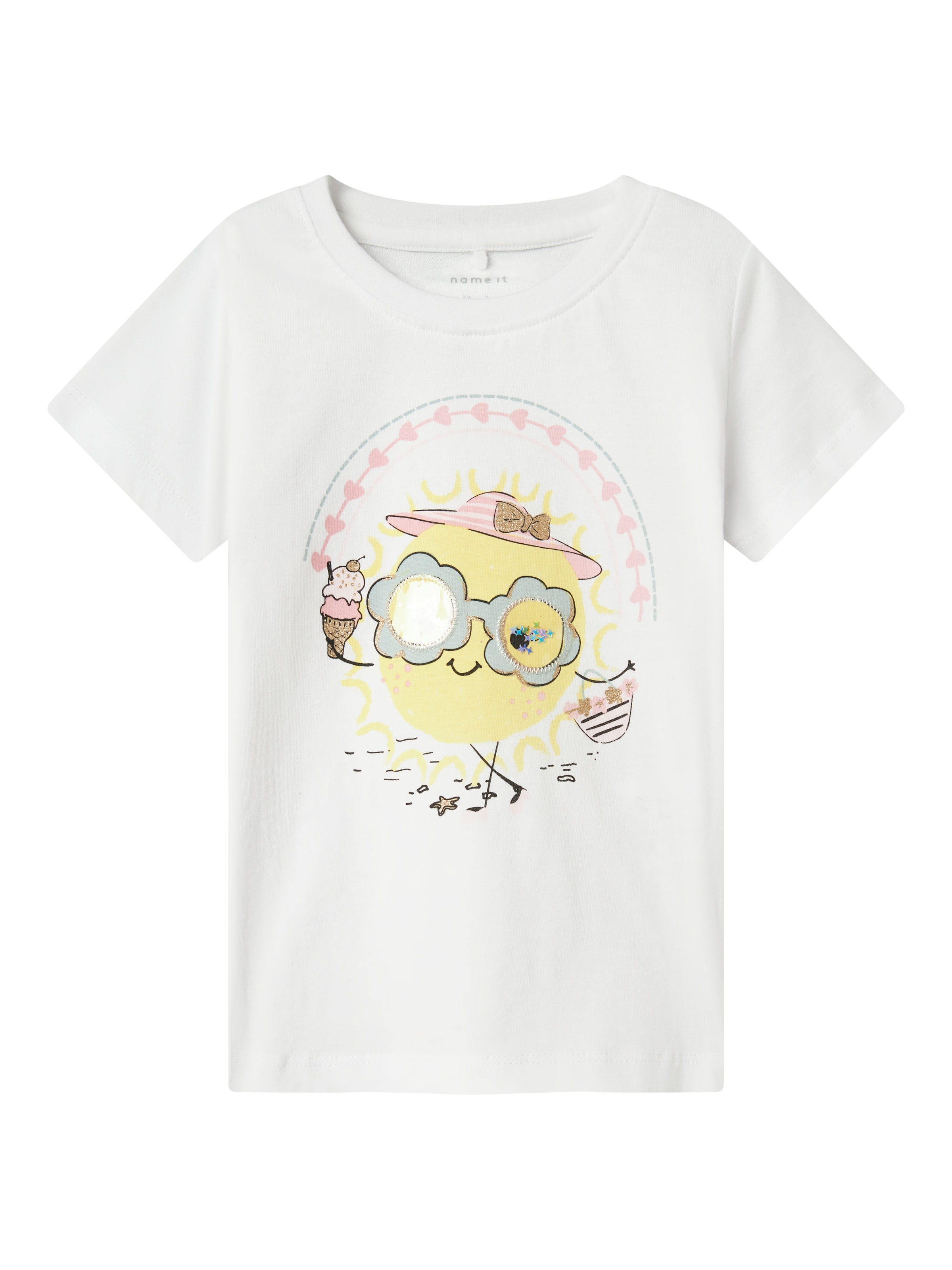 NAME IT - Camiseta 'NMFJOLA' en blanco: frente