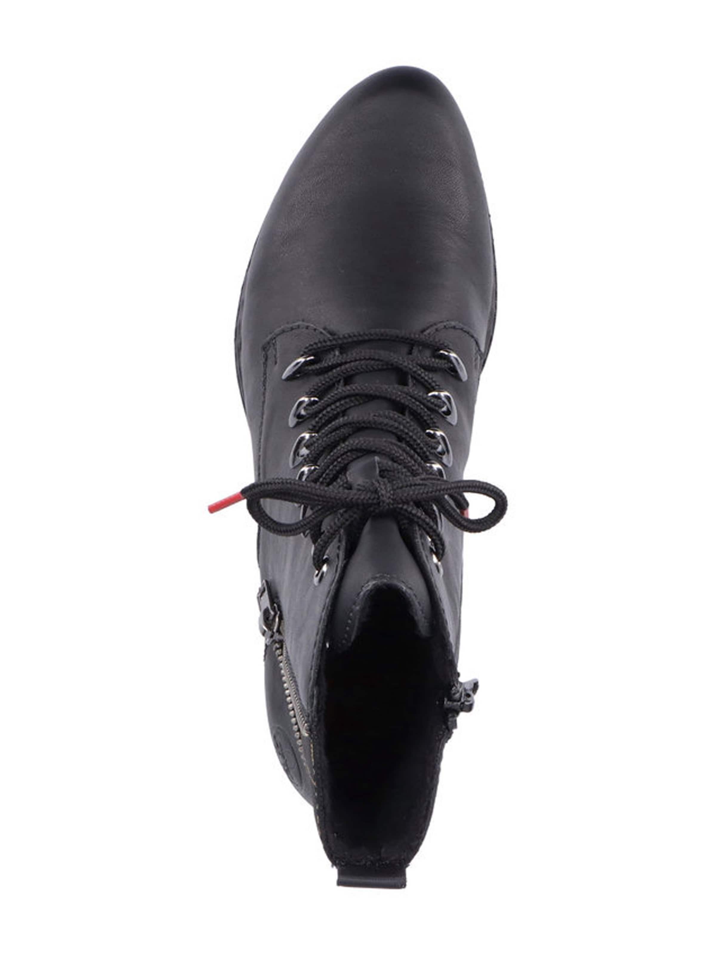 Rieker - Botines con cordones en negro