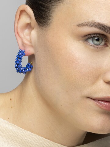 Luxenter Øreringe 'Silka' i blå