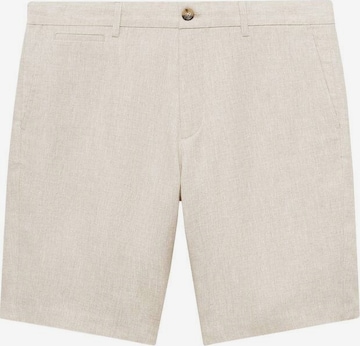 MANGO MAN Slim fit Chino Pants 'Carp' in Beige: front