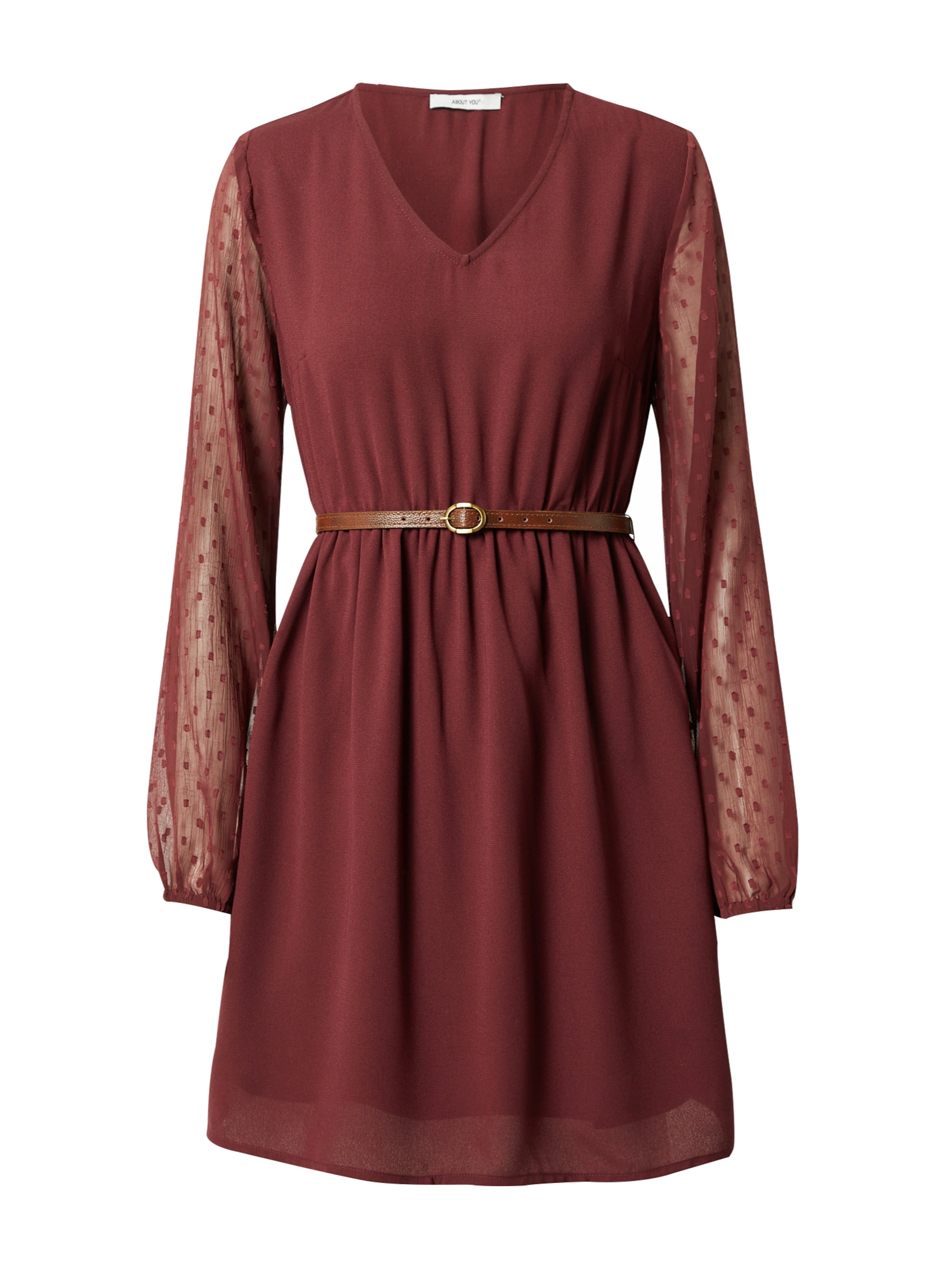 Rochie 'Aurea' de la ABOUT YOU pe roșu: față