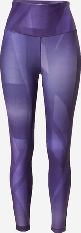 purpurinė Reebok Siauras Sportinės kelnės: priekis