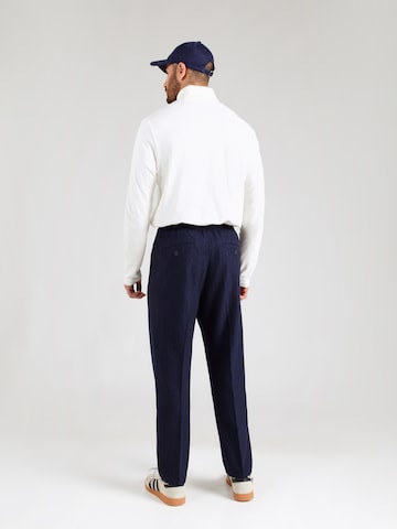 UNITED COLORS OF BENETTON Regularen Hlače na rob | modra barva