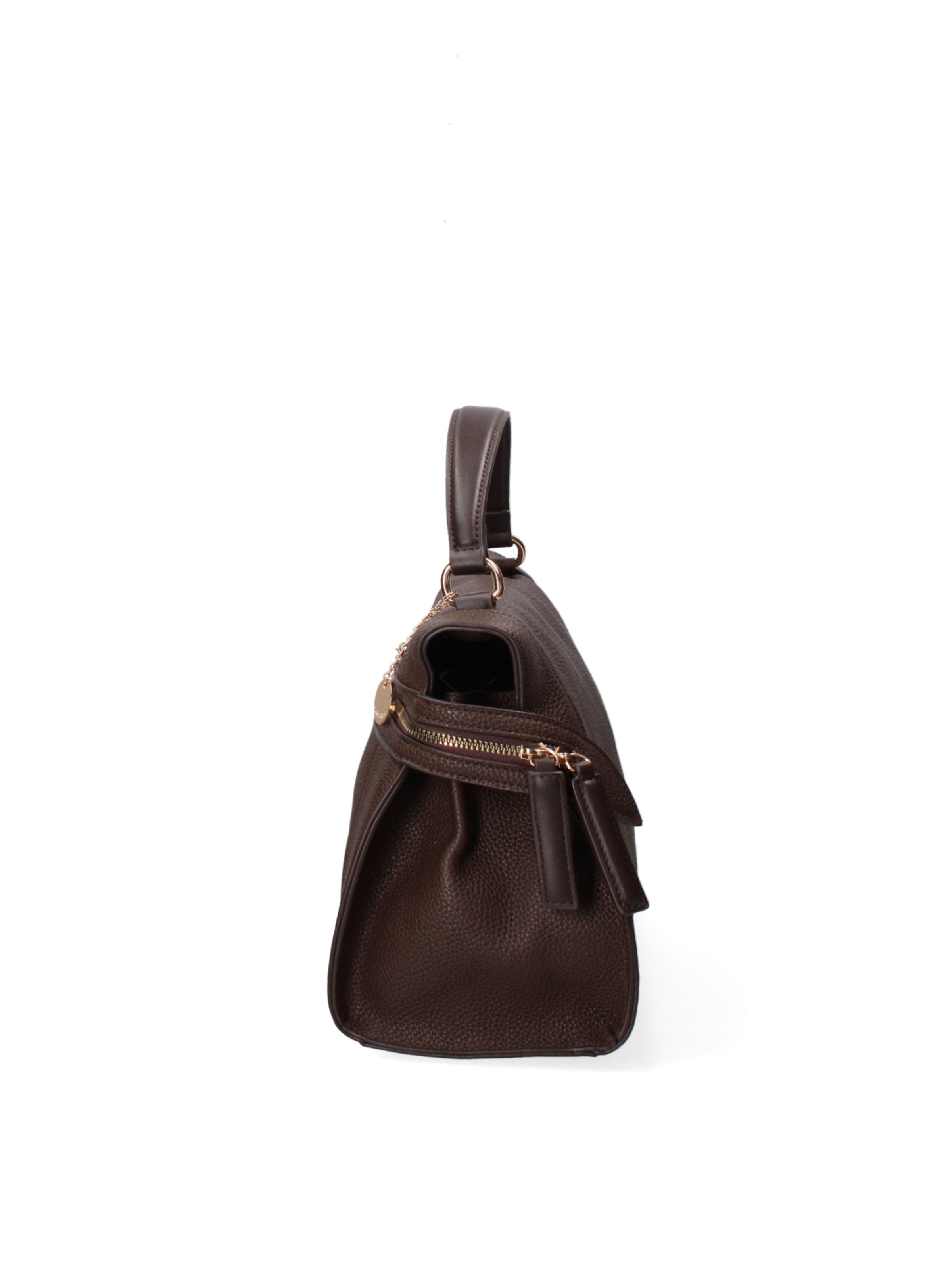 Borsa a mano 'Borsa a Mano Donna Ecopelle - Zip e Tracolla Rimovibile' di Diana&Co. in beige