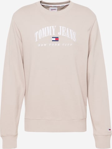 Tommy Jeans Sweatshirt 'Varsity' in Roze: voorkant