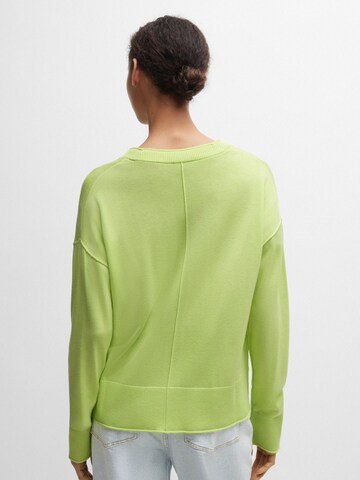 BOSS Knit Cardigan 'C_Feda' in Green