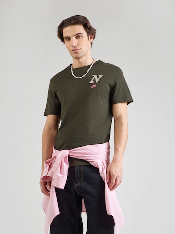 Nike Sportswear Koszulka 'CLUB NEO VARSITY' w kolorze zielony