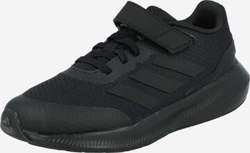 ADIDAS PERFORMANCE Sports shoe 'Runfalcon 3.0 Elastic Lace Strap' in Black: front