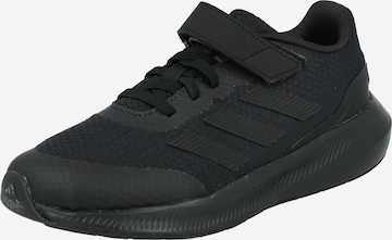 ADIDAS PERFORMANCESportske cipele 'Runfalcon 3.0 Elastic Lace Strap' - crna boja: prednji dio