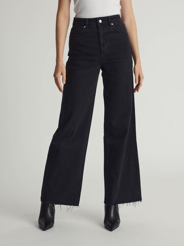 VERSTIQUE Wide Leg Jeans in Schwarz: Vorderseite