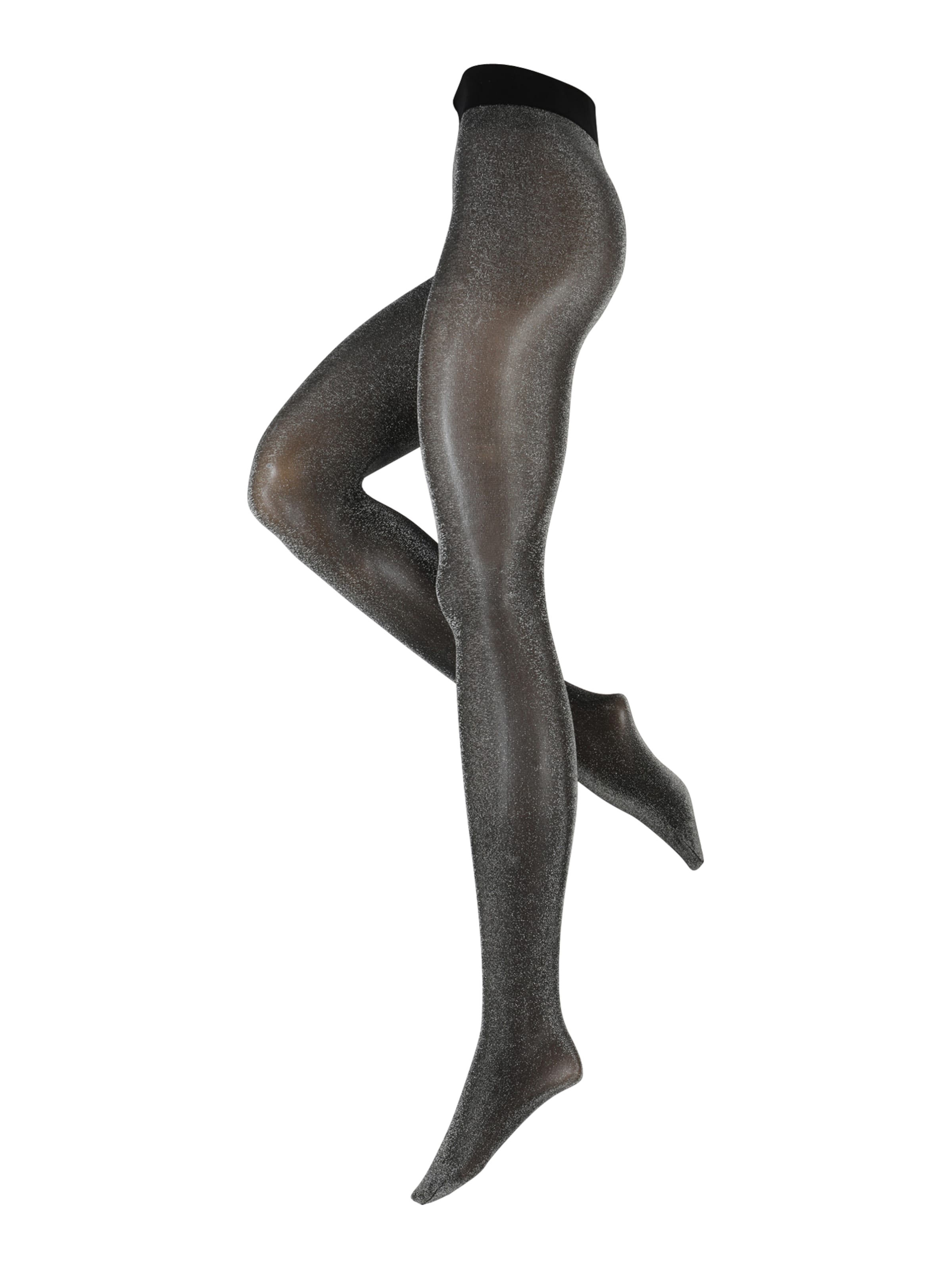 Swedish Stockings Фини чорапогащи в черно: отпред