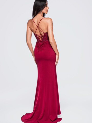 Ombre - Vestido de noche en rojo